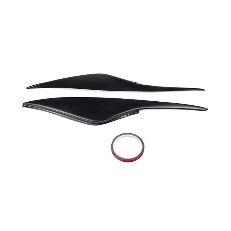 Car Black Headlight Eyebrow Cover Trim Head Light Lamp Sticker for Mondeo Mk4 2007-2013