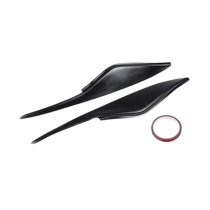 Car Black Headlight Eyebrow Cover Trim Head Light Lamp Sticker for Mondeo Mk4 2007-2013