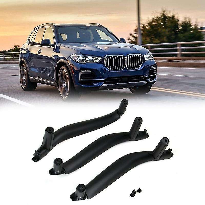Car Black LHD Interior Door Pull Handle for X5 F15 2014-2018 X6 F16 2014-2019 51417292243 5141729224