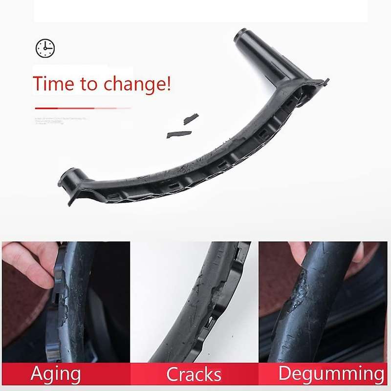 Car Black LHD Interior Door Pull Handle for X5 F15 2014-2018 X6 F16 2014-2019 51417292243 5141729224