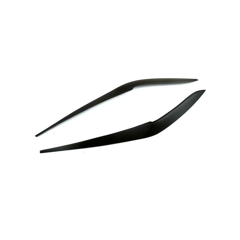 Car Black Headlights Eyebrow Eyelid Trim Cover Sticker Refitting Kit for X5 G05 F95 X6 G06 2019-202