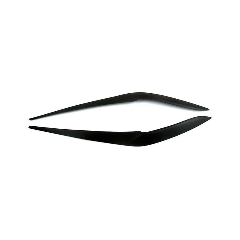 Car Black Headlights Eyebrow Eyelid Trim Cover Sticker Refitting Kit for X5 G05 F95 X6 G06 2019-202