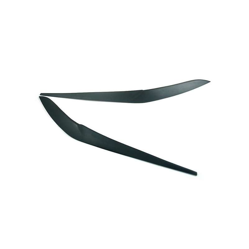 Car Black Headlights Eyebrow Eyelid Trim Cover Sticker Refitting Kit for X5 G05 F95 X6 G06 2019-202