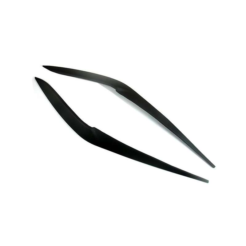 Car Black Headlights Eyebrow Eyelid Trim Cover Sticker Refitting Kit for X5 G05 F95 X6 G06 2019-202