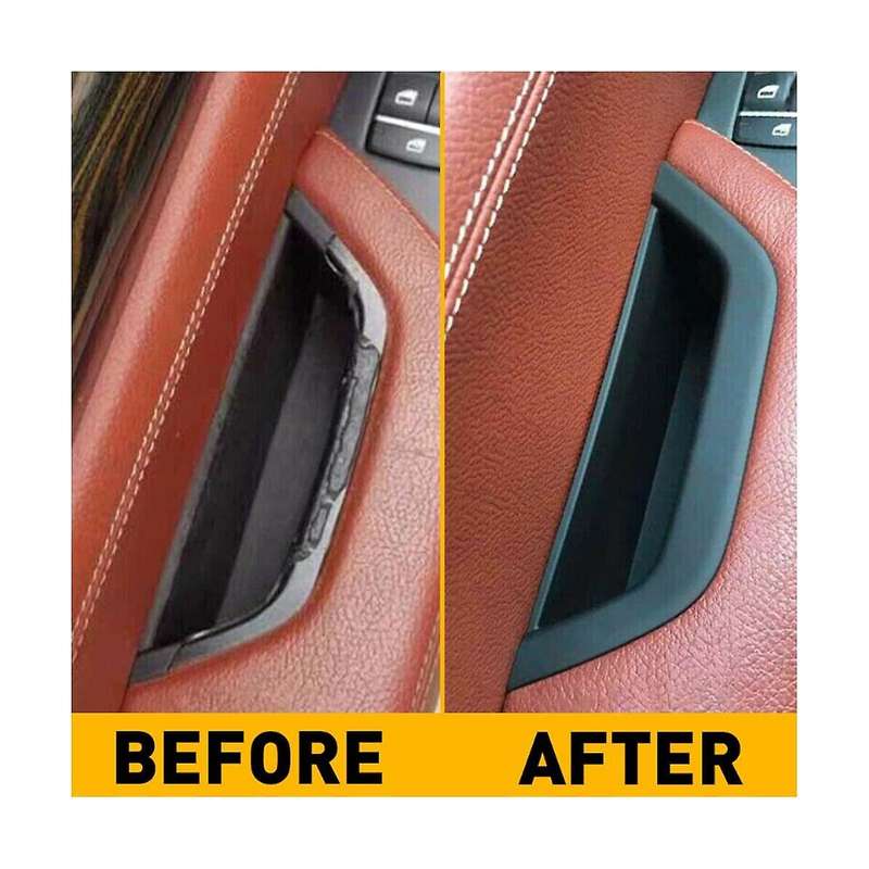 Car Black Interior Inner Door Handle Pull Trim Fit for F25 F26 X3 X4 2010-2018, Front Left Side 5141