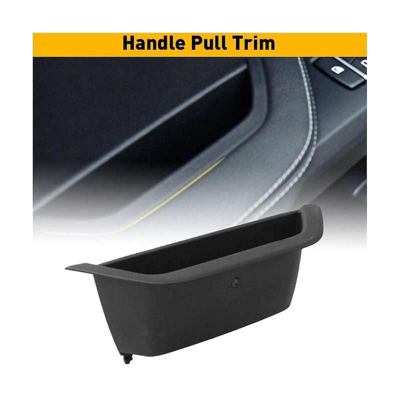 Car Black Interior Inner Door Handle Pull Trim Fit for F25 F26 X3 X4 2010-2018, Front Left Side 5141