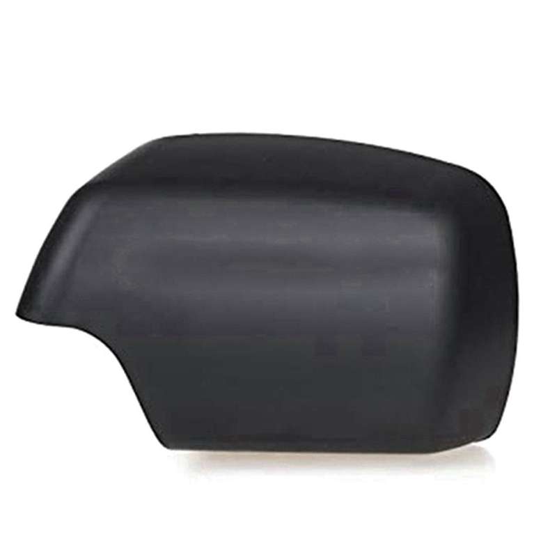 Car Black Rearview Mirror Cover Shell Side Mirror Caps with Frame Replacement for E53 X5 2000-2006