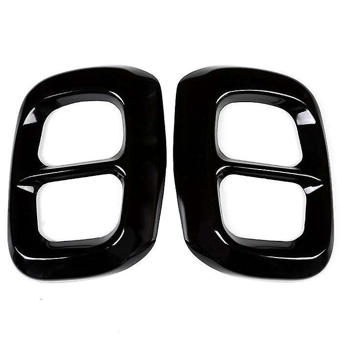 Car Black Stainless Steel Tail Throat Exhaust Pipe Muffler Tip Cover Trims for GLA Class H247 2020