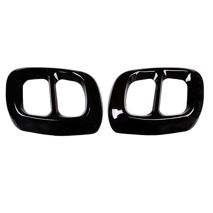 Car Black Stainless Steel Tail Throat Exhaust Pipe Muffler Tip Cover Trims for GLA Class H247 2020