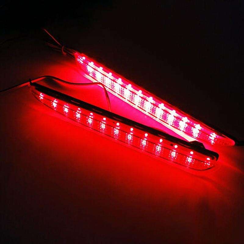 Car Black Smoked Lens LED Bumper Reflector Tail Brake Light for SPEED3 2010-2013