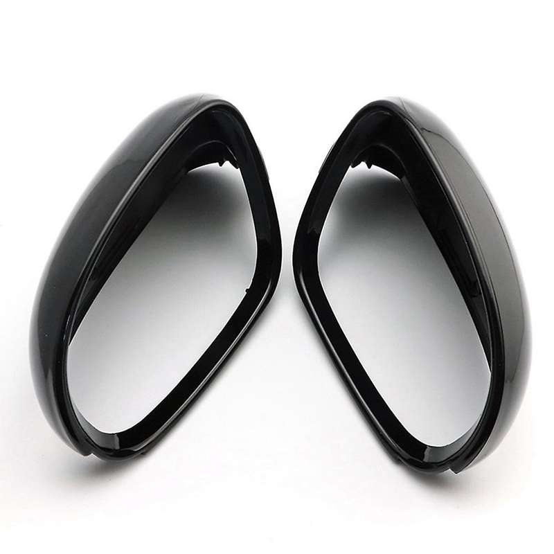 Car Black Side Door Mirror Cover Rearveiw Mirror Caps for GOLF MK5 R32 B6 Car Exterior Accessories