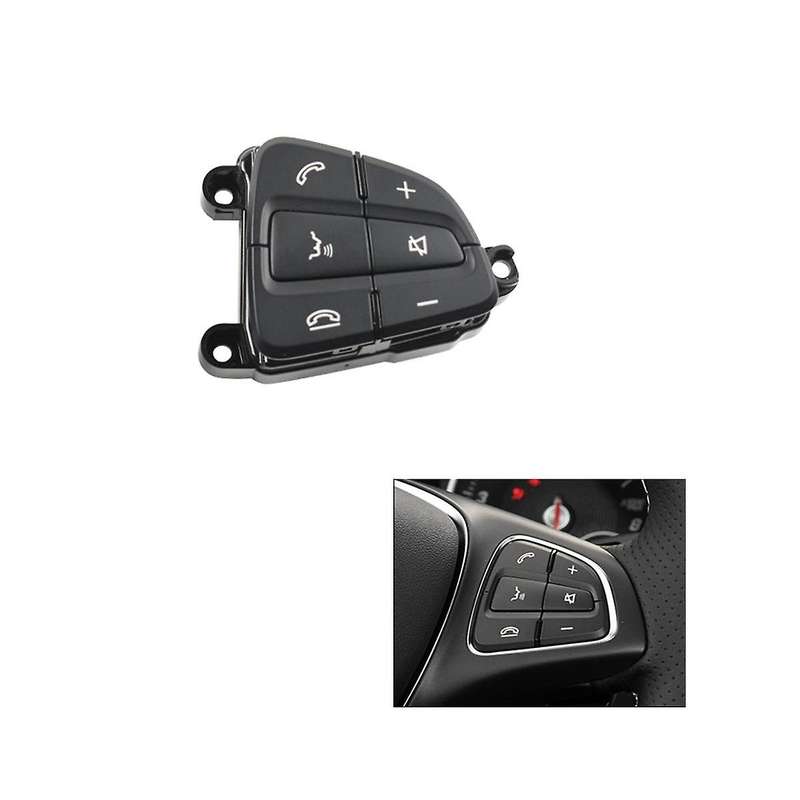 Car Black Right Steering Wheel Button Assembly Trim Cover for GLS Car Accessories