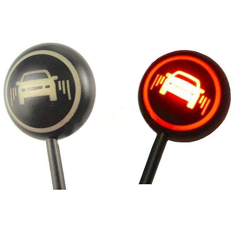 Car Blind Spot Monitoring System Ultrasonic Sensor Distance Assist Blind Spot Detection System Black