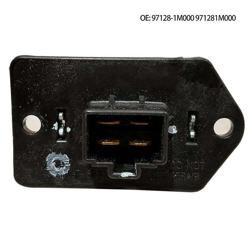 Car Blower Motor Resistor Air Conditioning Cold Air Warm Fan Resistor for and 97128-1M000 971281M000
