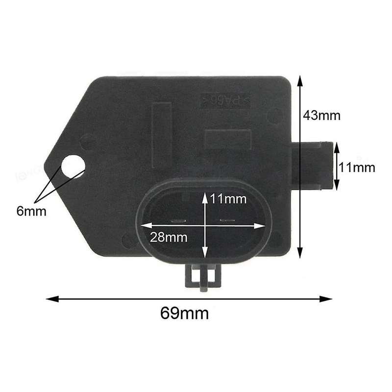 Car Blower Motor Resistor Fan 51799364 for Opel 2006-2019 2 Pin Coolant Radiator Fan Resistor