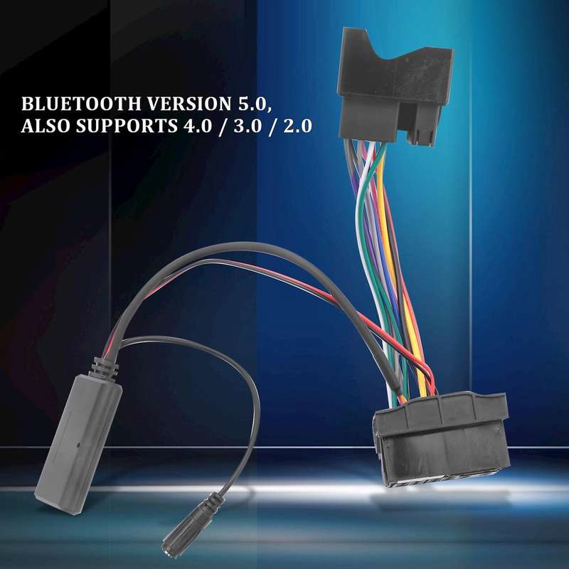 Car Bluetooth 5.0 Aux Cable Microphone Handsfree Mobile Phone Free Calling Adapter for Peugeot Citr