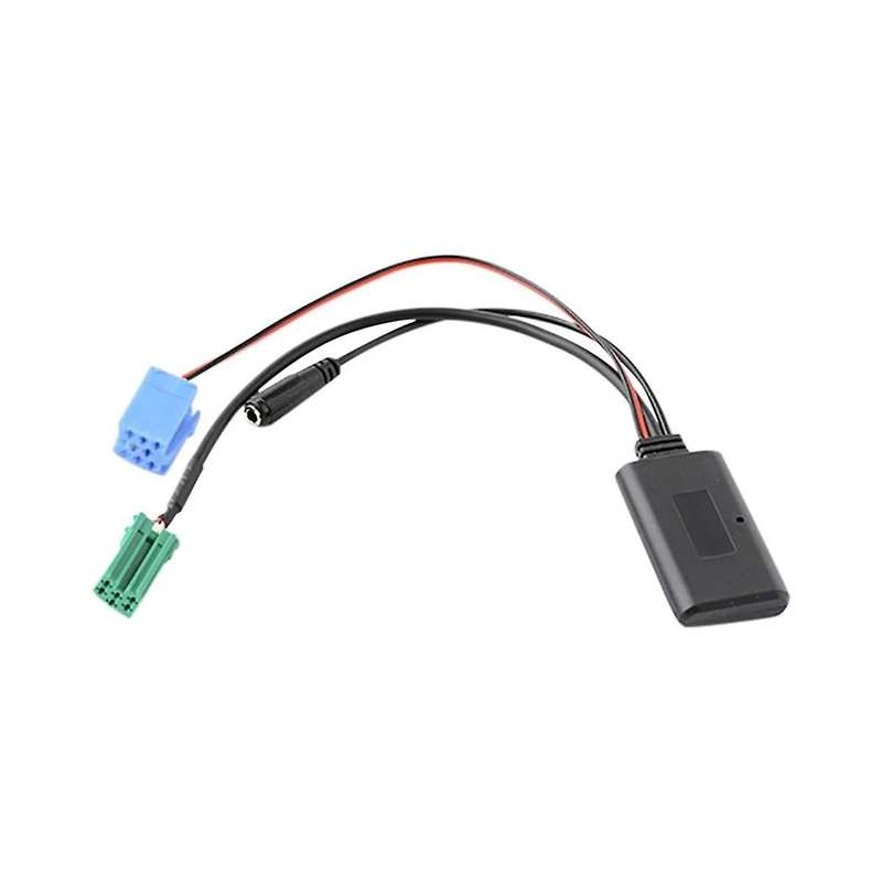 Car Bluetooth 5.0 Music Receiver Aux Wired Microphone Hands-Free Phone Free Call Adapter for CD Pla