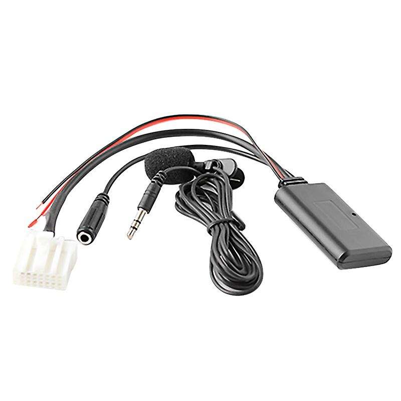 Car Bluetooth 5.0 Aux Cable Microphone Handsfree Mobile Phone Free Calling Adapter for Mazda 2 3 5