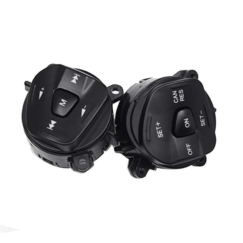 Car Blue LED Steering Wheel Right Left Cruise Control Switch Button for Fiesta MK7 MK8 Escort Ecosp