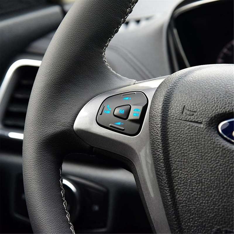 Car Blue LED Steering Wheel Right Left Cruise Control Switch Button for Fiesta MK7 MK8 Escort Ecosp