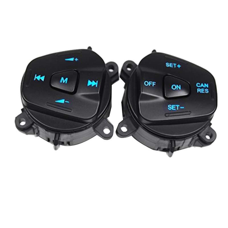 Car Blue LED Steering Wheel Right Left Cruise Control Switch Button for Fiesta MK7 MK8 Escort Ecosp