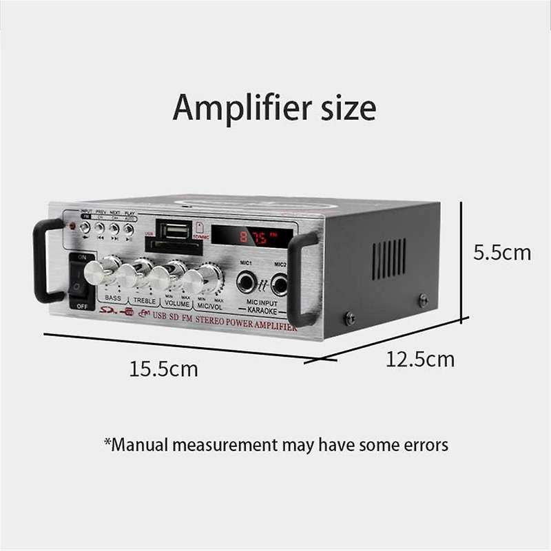 Car Bluetooth Amplifier Speaker Bluetooth Speaker Car Power Amplifier Car Power Amplifier for Home U