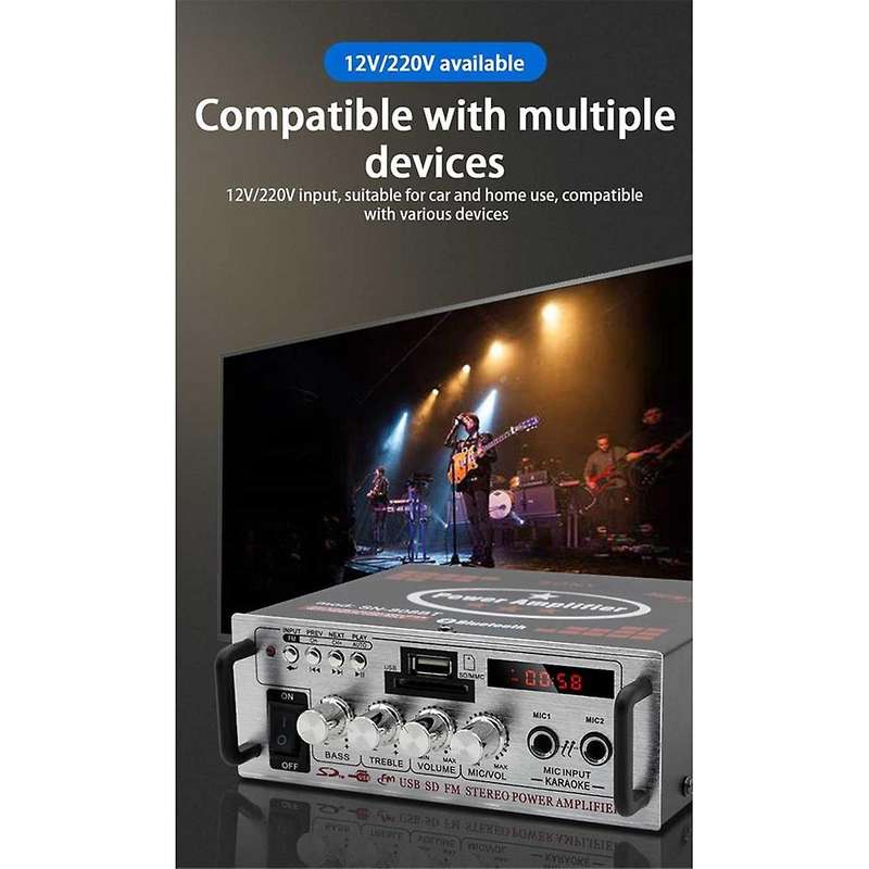 Car Bluetooth Amplifier Speaker Bluetooth Speaker Car Power Amplifier Car Power Amplifier for Home