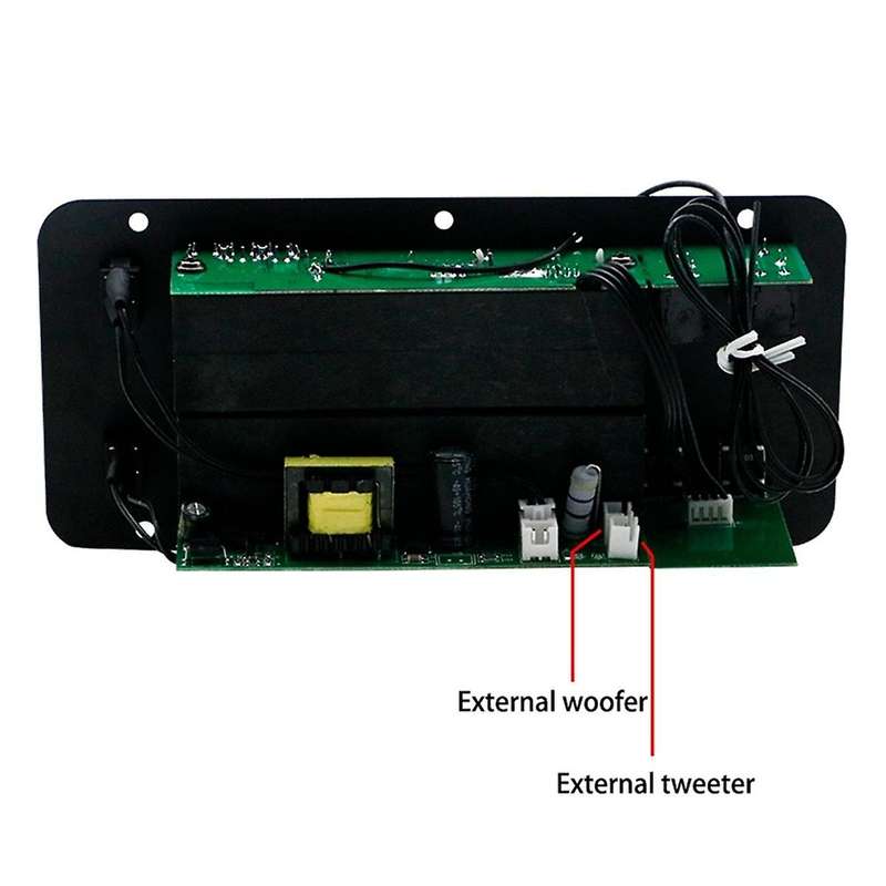 Car Bluetooth Amplifier for Car Amplifier Board Dual Microphone Karaoke with Modulated Reverb (Ada