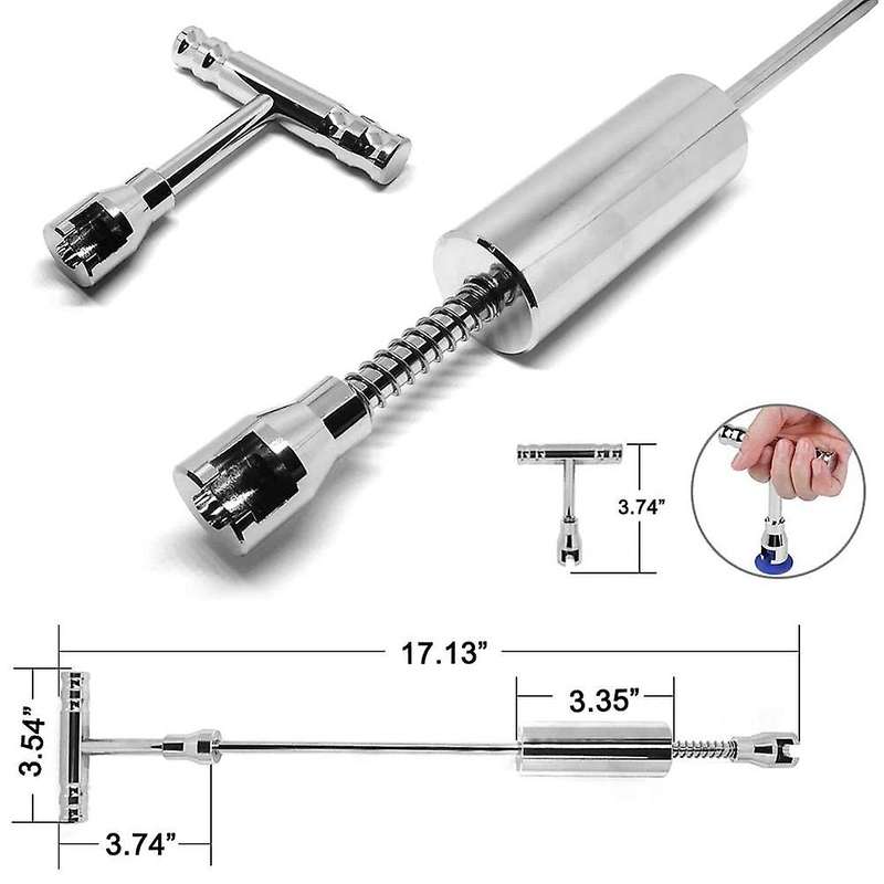Car Body Dent Repair Tool Kit with Sliding Hammer T-Shaped Bar Tooth Puller Suitable for Car Body Re