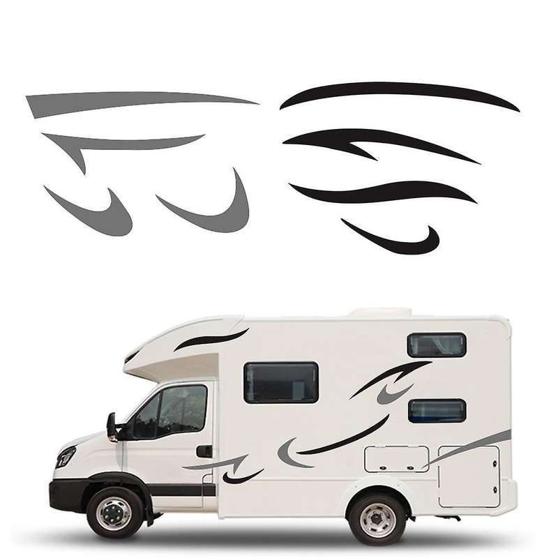 Car Body Sticker Vinyl Film Image Decals Stickers for Caravan Travel Trailer Van