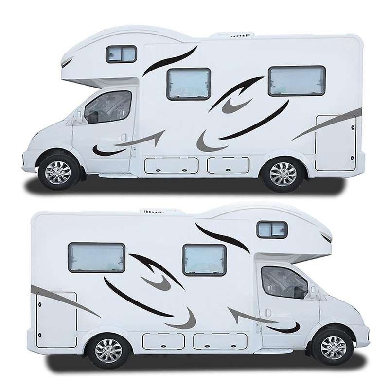 Car Body Sticker Vinyl Film Image Decals Stickers for Caravan Travel Trailer Van