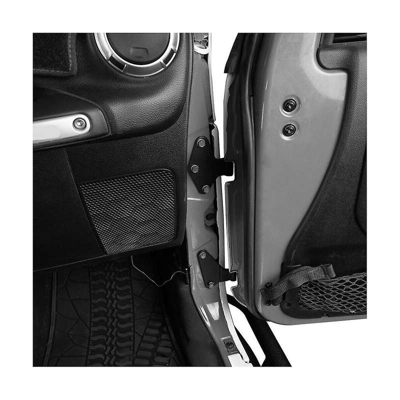 Car Body Side 4 Door Hinges Mount Kit Stainless Steel for Wrangler Jk 2007-2018