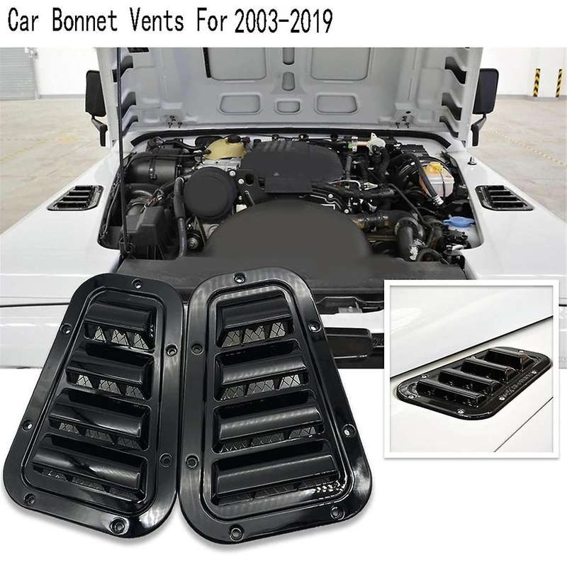 Car Bonnet Vents Hood Air Outlet Vent Snow Cover for 2003-2019