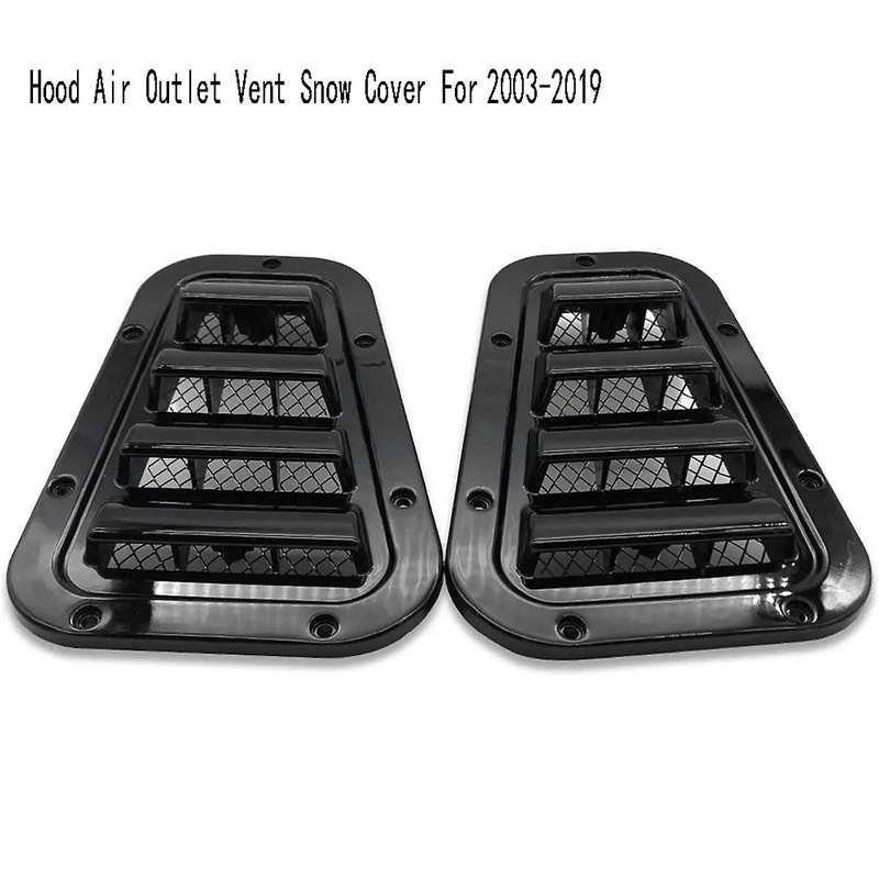 Car Bonnet Vents Hood Air Outlet Vent Snow Cover for 2003-2019