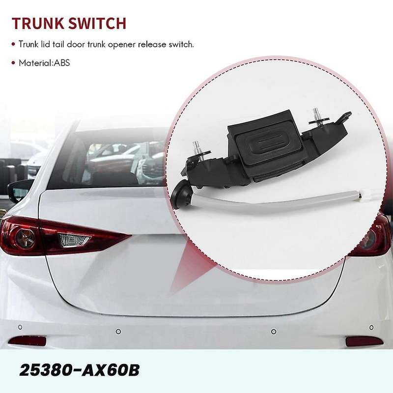 Car Boot Lid Opening Switch 25380-AX60B for Micra 2002-2010 Trunk Door Latch Opener Button 25380AX60