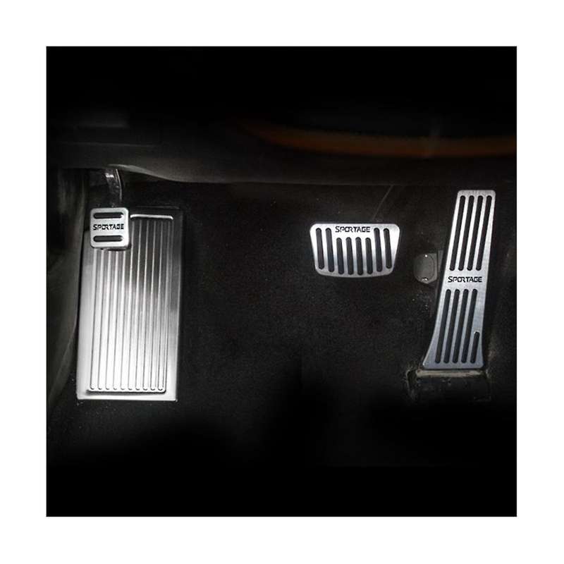 Car Brake Accelerator Pedal Foot Rest Pedals Covers Non Pad At for 4 2016 2017 2018 2019 Accessory
