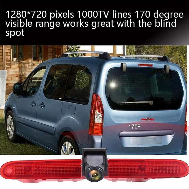 Car Brake Light Rearview Backup Camera Parking Camera for Partner 2 Tepee Rifter for Berlingo 3 4 Ka