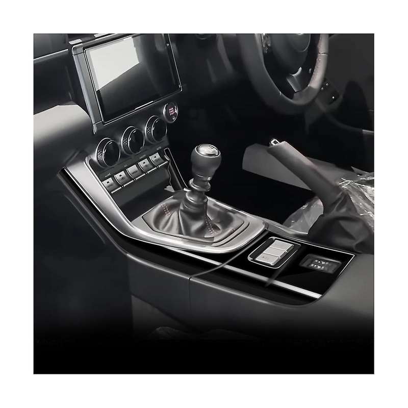 Car Bright Black Center Console Gear Shift Panel Cover Frame Sticker Trim Accessories for Brz Zd8 2