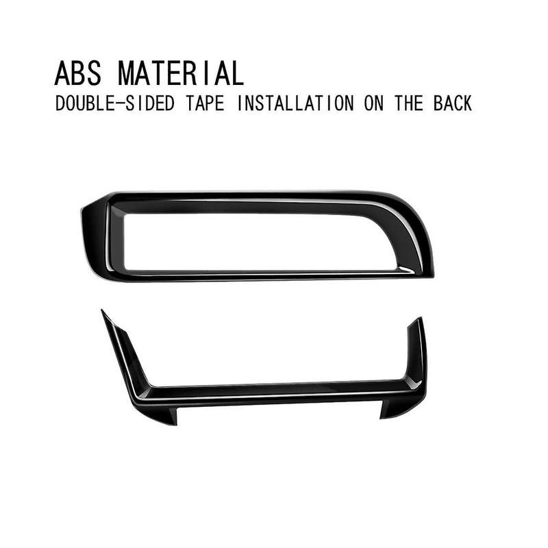 Car Bright Black Car Console Air Conditioning Outlet Frame Cover Trim for Prius 60 Series 2020-2023