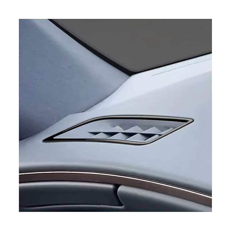 Car Bright Black Front Dashboard Air Condition Vent Outlet Cover Trim for Alphard 40 Series 2023+ RH