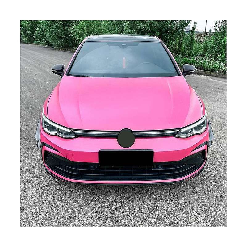 Car Bright Black Front Bumper Side Splitter Spoiler Trim Fog Light Canard Golf Mk8 Standard 2021-20