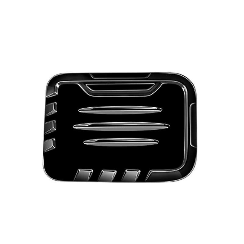 Car Bright Black Fuel Filler Tank Cover Cap Decoration Cover for Alphard 40 Series 2023+ Car Accesso