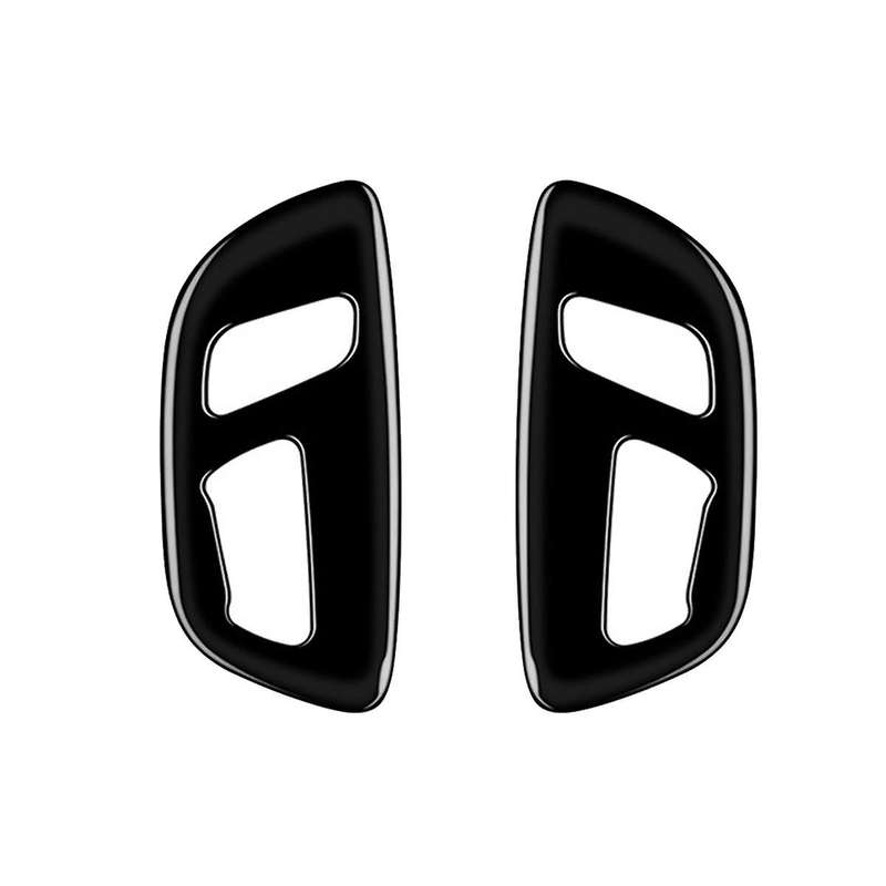 Car Bright Black Electric Seat Button Panel Frame Interior Trim Accessories for Alphard/Vellfire 40