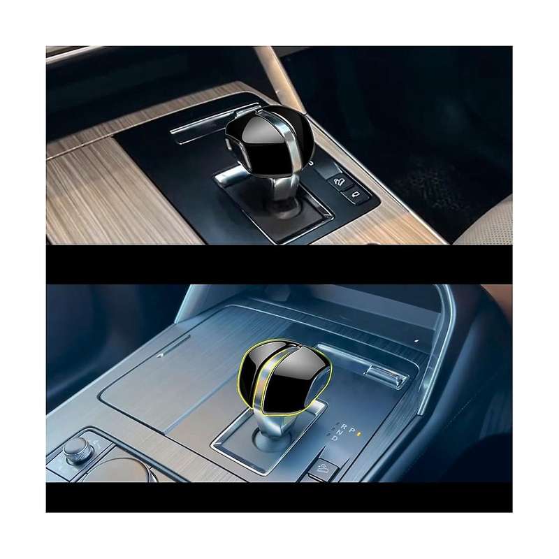 Car Bright Black Gear Shift Knob Cover Central Control Gear Shift Knob Cover Decoration for -60 202