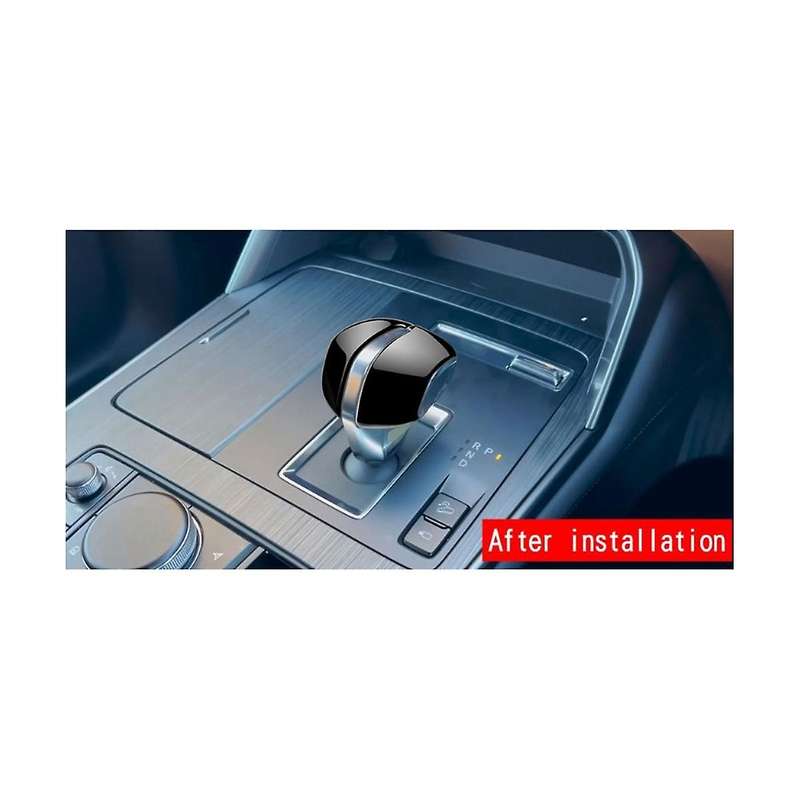 Car Bright Black Gear Shift Knob Cover Central Control Gear Shift Knob Cover Decoration for -60 202
