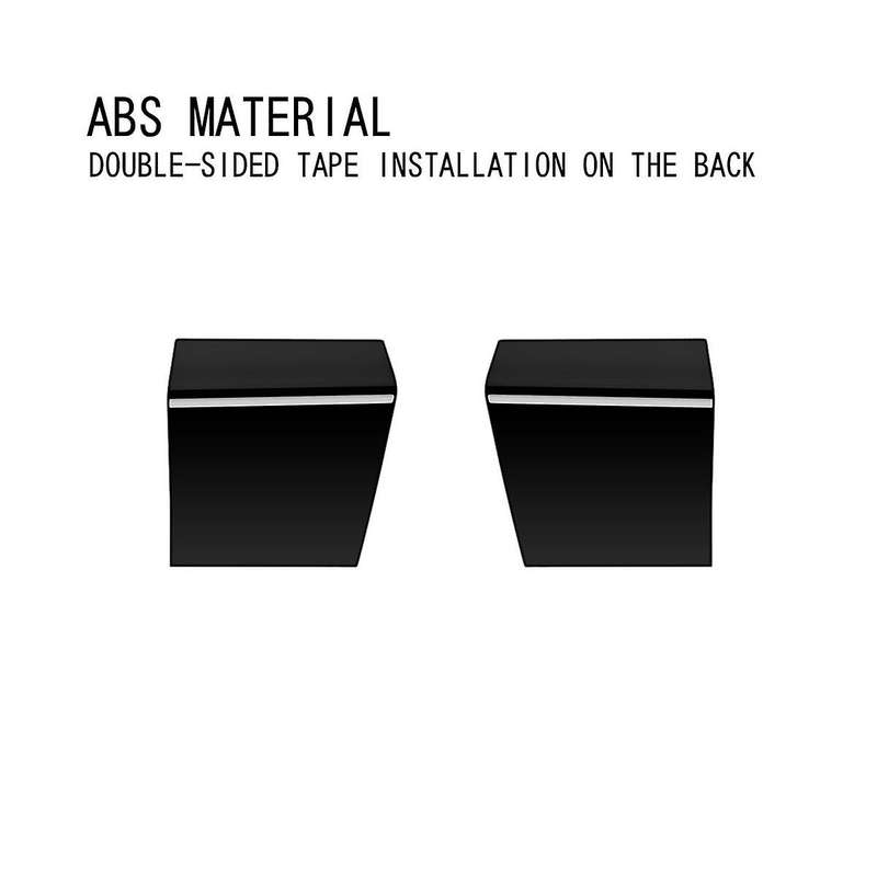 Car Bright Black Glass Switch Upper Panel Decoration Door Armrest Stickers for Alphard 40 Series 202