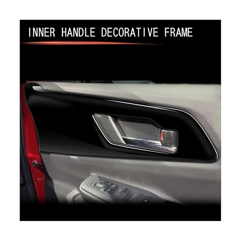 Car Bright Black Inner Handle Panel Interior Panel for Prius Prius 60 Series 2020-2023 Car Accessor