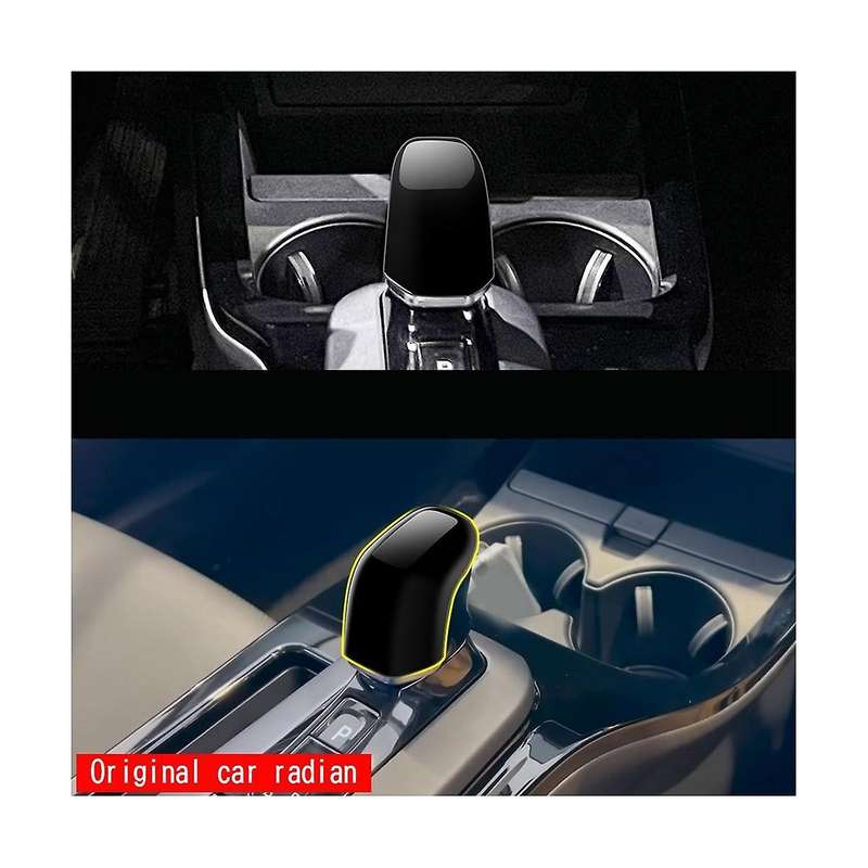 Car Bright Black Shift Knob Cover Gear Head Cover Trim for Prius 60 Series 2020-2023 Interior Acces