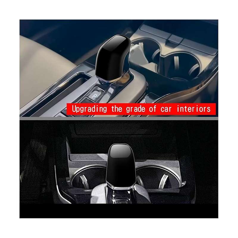 Car Bright Black Shift Knob Cover Gear Head Cover Trim for Prius 60 Series 2020-2023 Interior Acces
