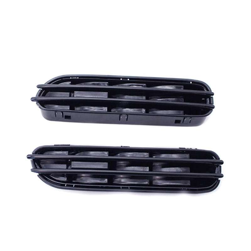 Car Bright Black Side Panel Grilles Vents for 5 Series E39 Ventilation Mesh 51137896849 51137896850